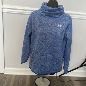 Blue under armor pull over size small